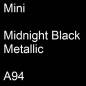 Preview: Mini, Midnight Black Metallic, A94.